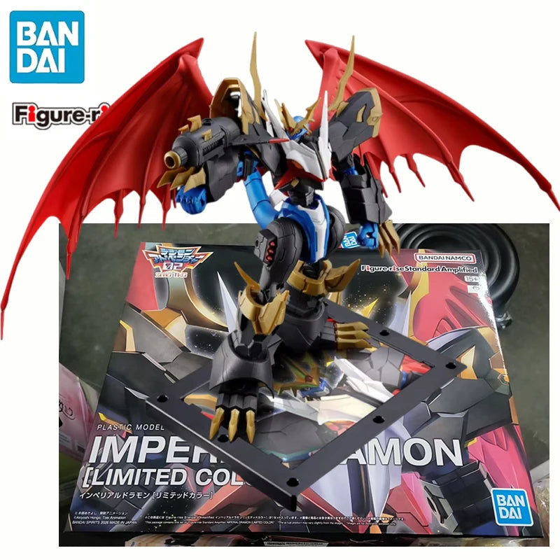 BANDAI Figure-rise Standard Amplified Digimon Adventure 02 Imperialdramon [LIMITED COLOR] Anime Action Figures Assembly Toy