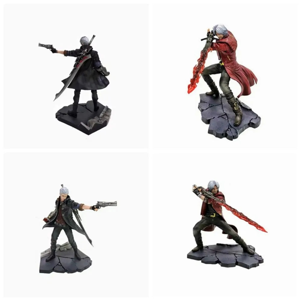 25cm Ghost Cry Figure Dante Nero The Order of The Sword Knight Action Game Peripheral PVC Figure Desktop Ornaments Gifts Toys