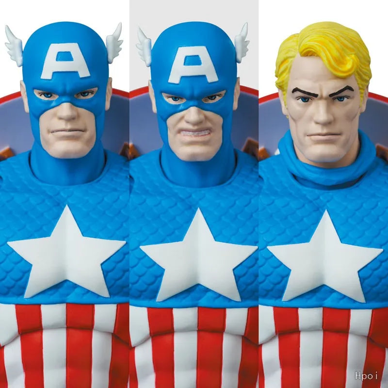MEDICOM TOY Genuine MAFEX Series Captain America Winter Soldier Stealth Suit Classic Comic Science Action Figures Model Toys