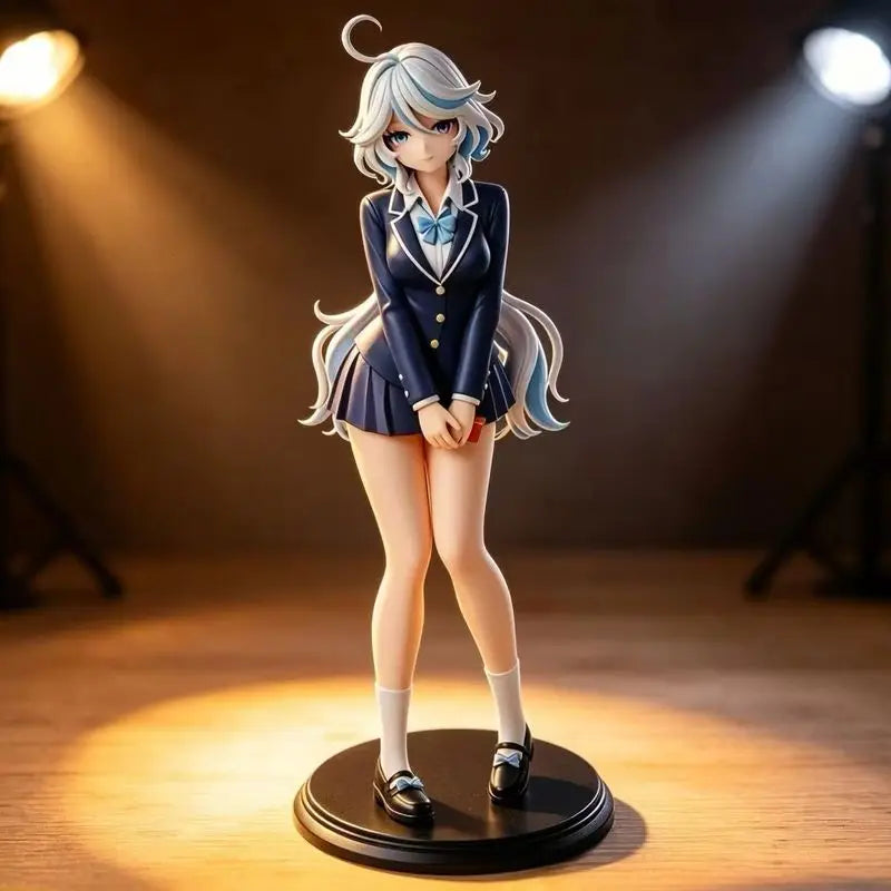 In Stock 26cm Anime Furina Figures Pvc Statue Collection Model Desktop Ornament Room Desk Decoration For Anime Collectors Gift