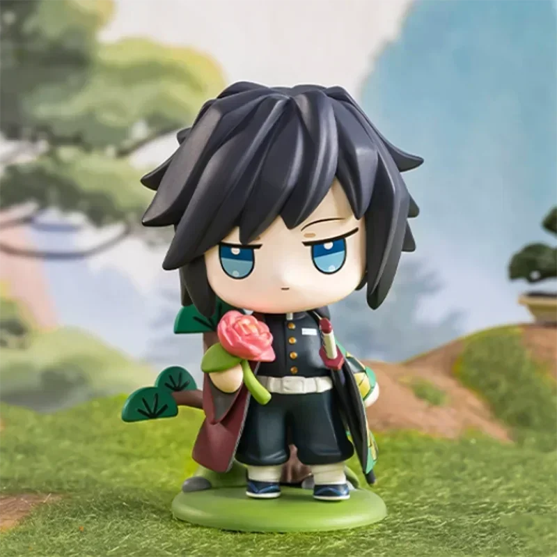 Pop Mart Demon Slayer Birth Flower Series Blind Box Toys Kawaii Anime Action Figure Surprise Mystery Box Dolls Girls Gift