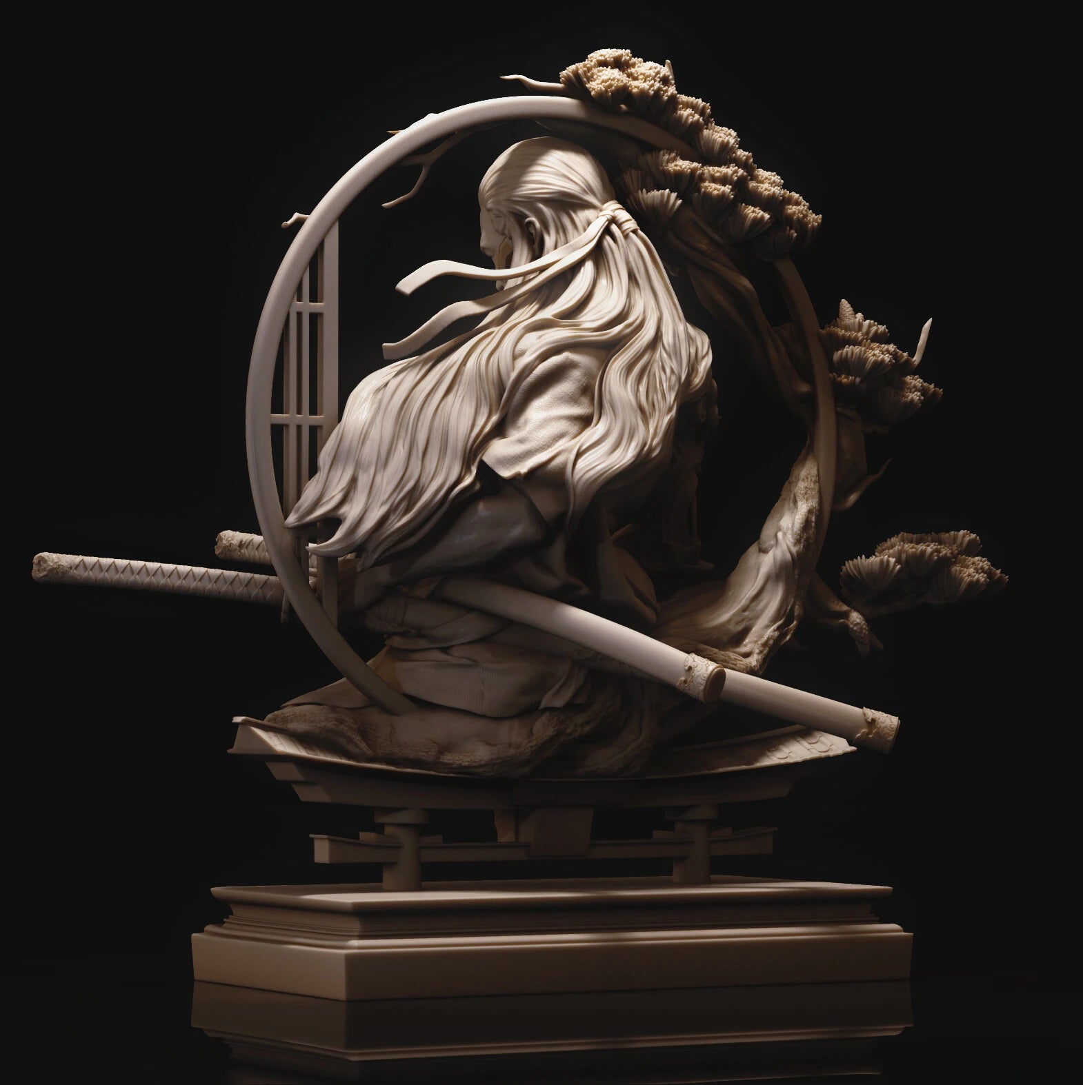 1/11 resin Half-length portrait figure model kit, fantasy theme, unassembled and unpainted GK