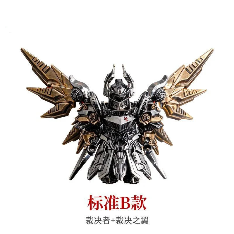 Magnetic Detachable Mech Arbiter Armor Seraph Knights Templar MOC Building Blocks Delicate Metal Figurine Ornament Bricks Toys