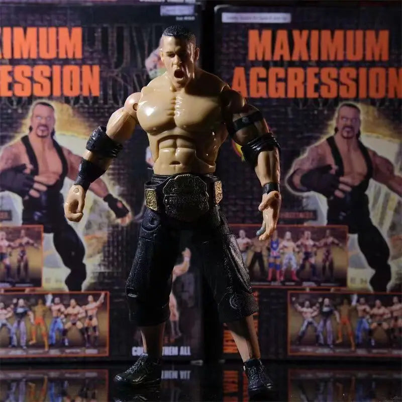 New In Stock  Wrestlemania Wrestler Wwe John Cena The Undertaker Figures Toy Rey Mysterio Action Figures Pvc Statue Model Boys