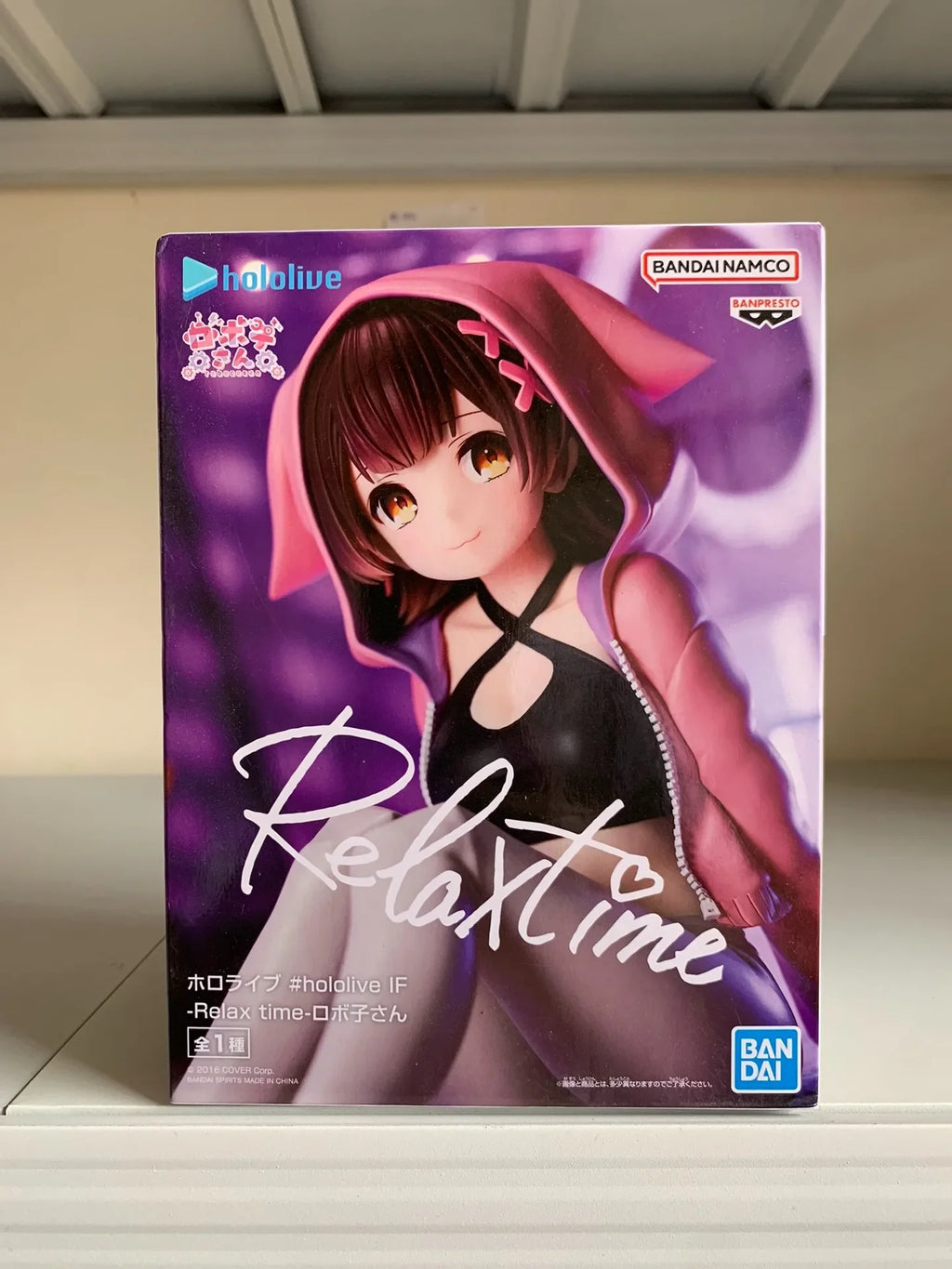 In Stock BANDAI Relax time hololive IF Amane Kanata Sakamata Chloe Roboco-san Anime Action Figures Model Toys Gift
