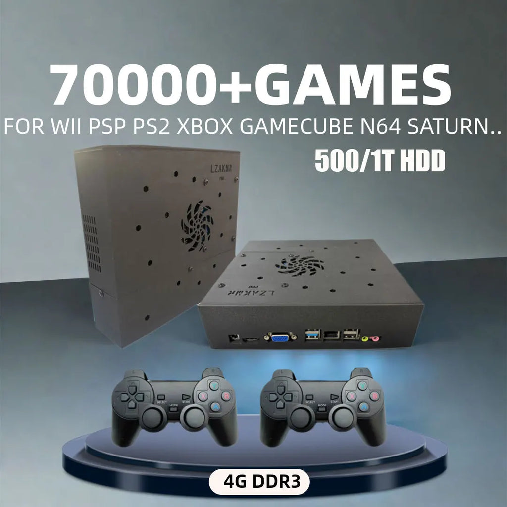 Retro Gaming Box X8 Pro 70000+ Spiele für Wii PS2 DC PSP GAMECUBE 1T geladene Konsole 