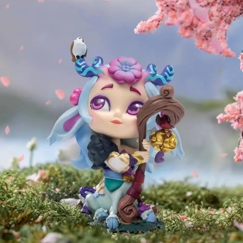 New Original League Of Legends Lulu Star Guardian Medium Statues The Fae Sorceress Anime Figures Toys Game Gifts Pvc Action Gift
