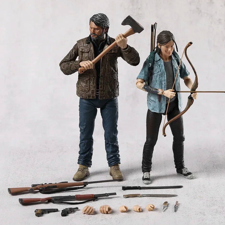 NECA The Last of Us 2: Ultimate Joel and Ellie Action Figure Model Toy Gift For Collection 2-Pack