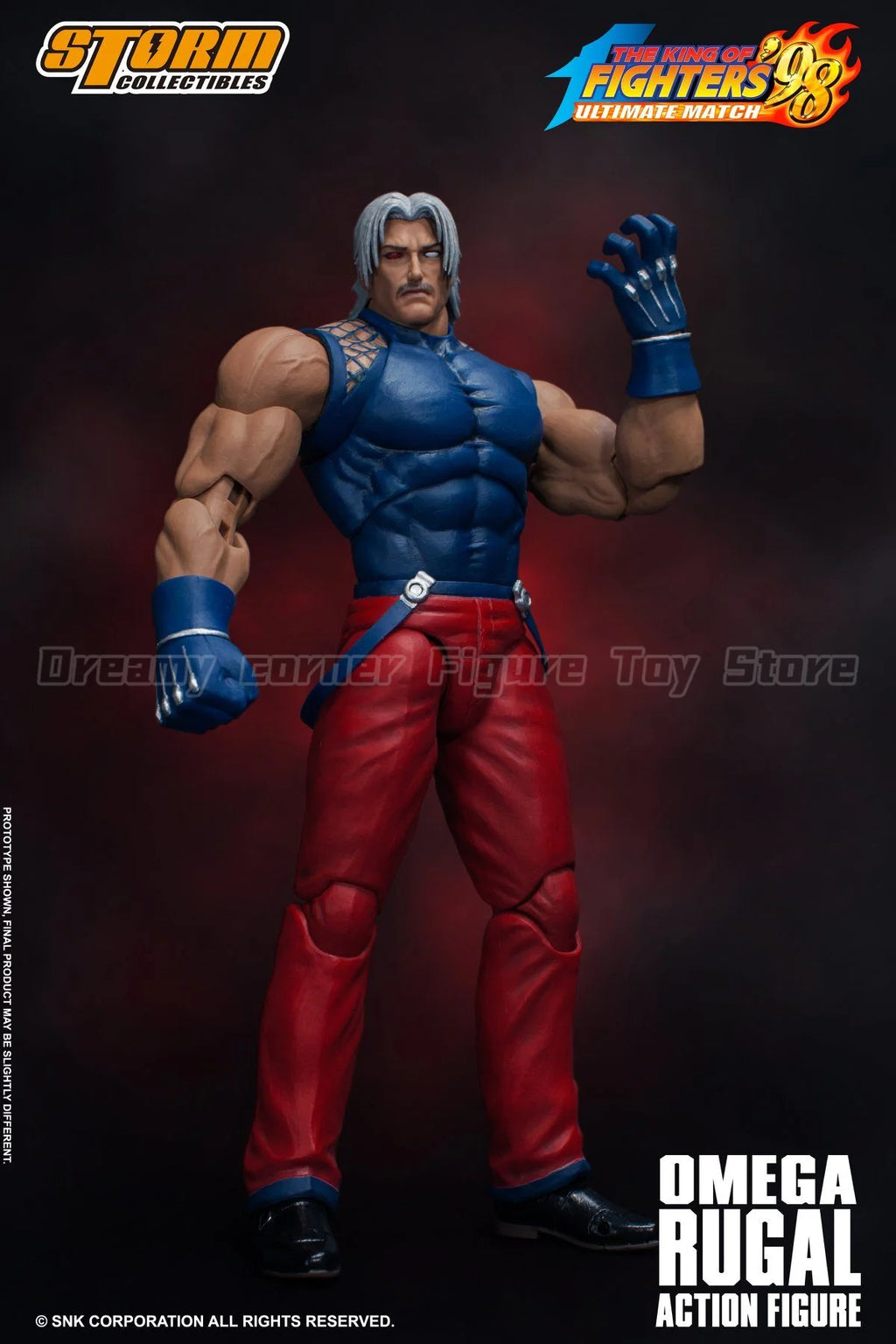 【In Stock】Original STORM COLLECTIBLES KOF98 OMEGA RUGAL 1/12 Action Figure Toy Model Gift Collection