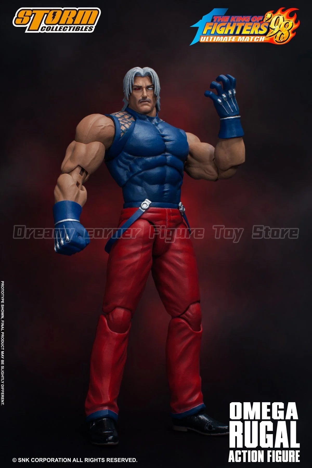 【In Stock】Original STORM COLLECTIBLES KOF98 OMEGA RUGAL 1/12 Action Figure Toy Model Gift Collection
