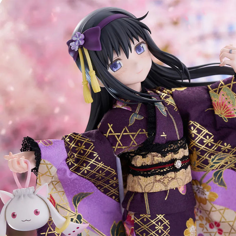F:NEX Homura Akemi Figure Puella Magi Madoka Magica Rebellion Story Japanese Kimono Style Anime Collectible Hpoi In Stock
