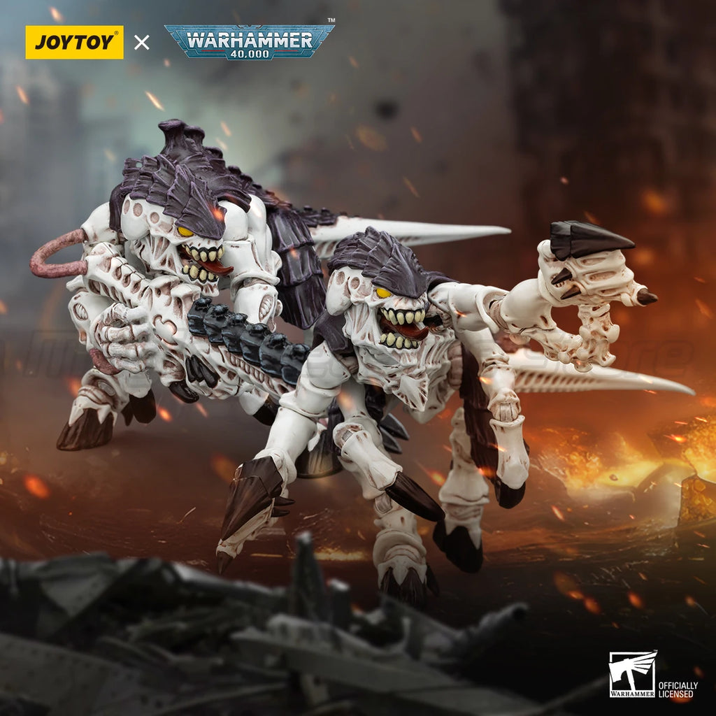 【MT】 JOYTOY 1/18 Warhammer 40K Action Figure Tyranids Hive Fleet Leviathan Termagant with Spinefists Spike Rifle Model Toy