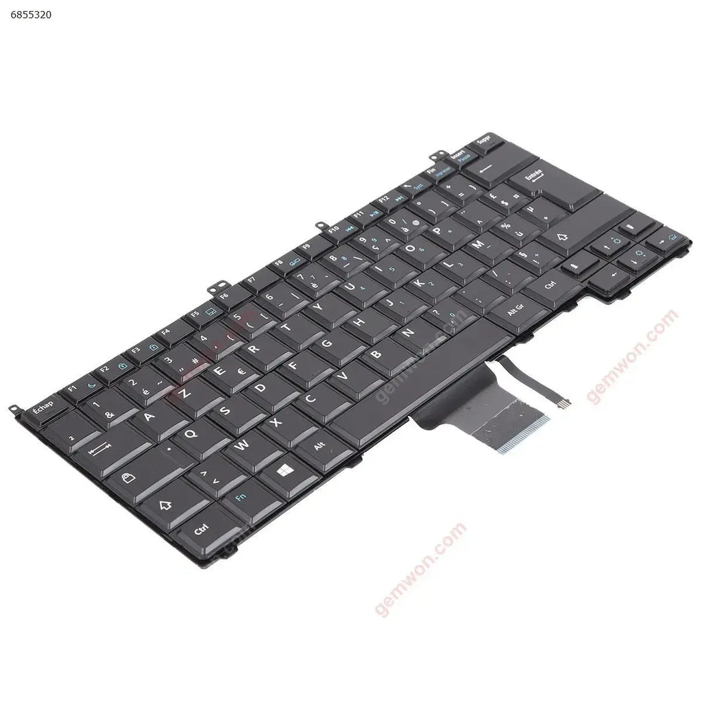 FR Laptop Keyboard for DELL Latitude E7440 E7420 E7240 Black with Backlit