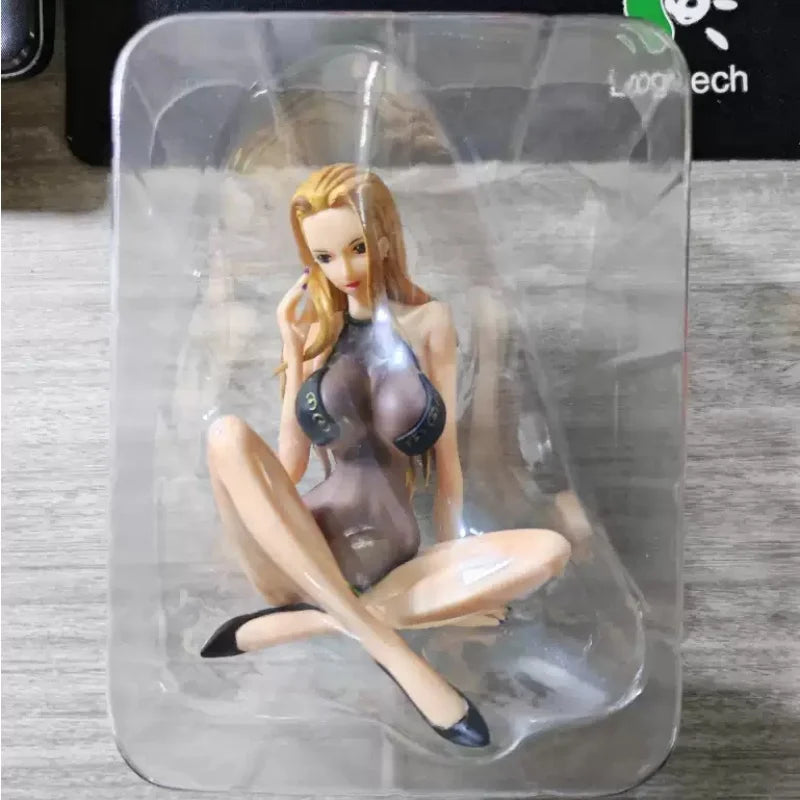 One Piece Kalifa 12cm Swimwear POP Figure - Boxed PVC Anime Action Statue  PC Case Desktop Decor Collectible Toy for Otaku ﻿