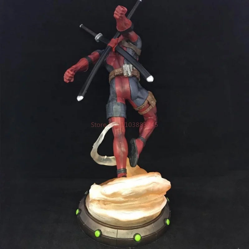 Hot Sale 35cm Deadpool Action Figure Anime Ml Legends X-Men Figuras Toy Manga Figurine Gk Statue Decoration Model Adult Kid Gift