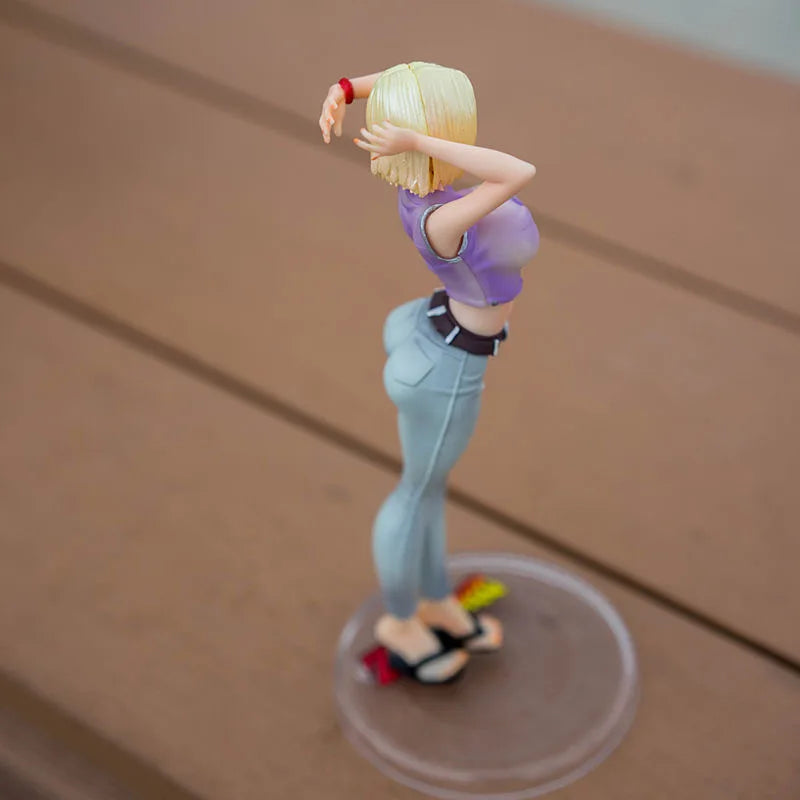 Dragon Ball Gals Android 18 Ver. III Mädchen Spielzeug Figur Japanische Anime Figuren PVC Actionfigur Puppenspiel Sammlermodell Geschenke