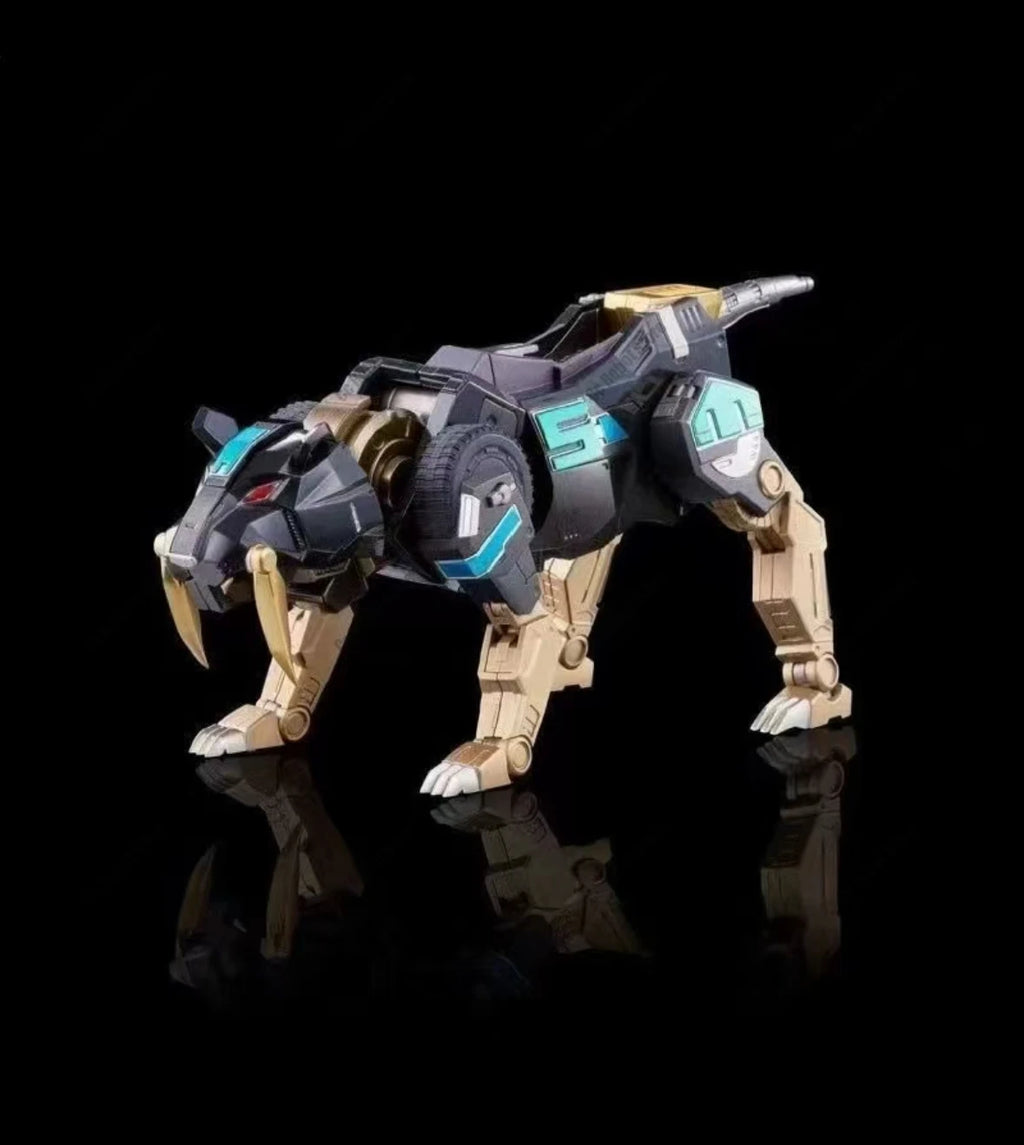 [In Stock] ZL-01B KO FLAMETOYS Beast Lord Dragon Caesar Megazord Poseable Alloy Figure Preorder, Finished Model
