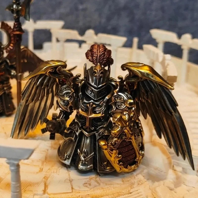 Paladin Metal Toy Crusader Figure Model Magnetic Detachable Desktop High-End Decorative Ornaments Figure Gift For A Few Days