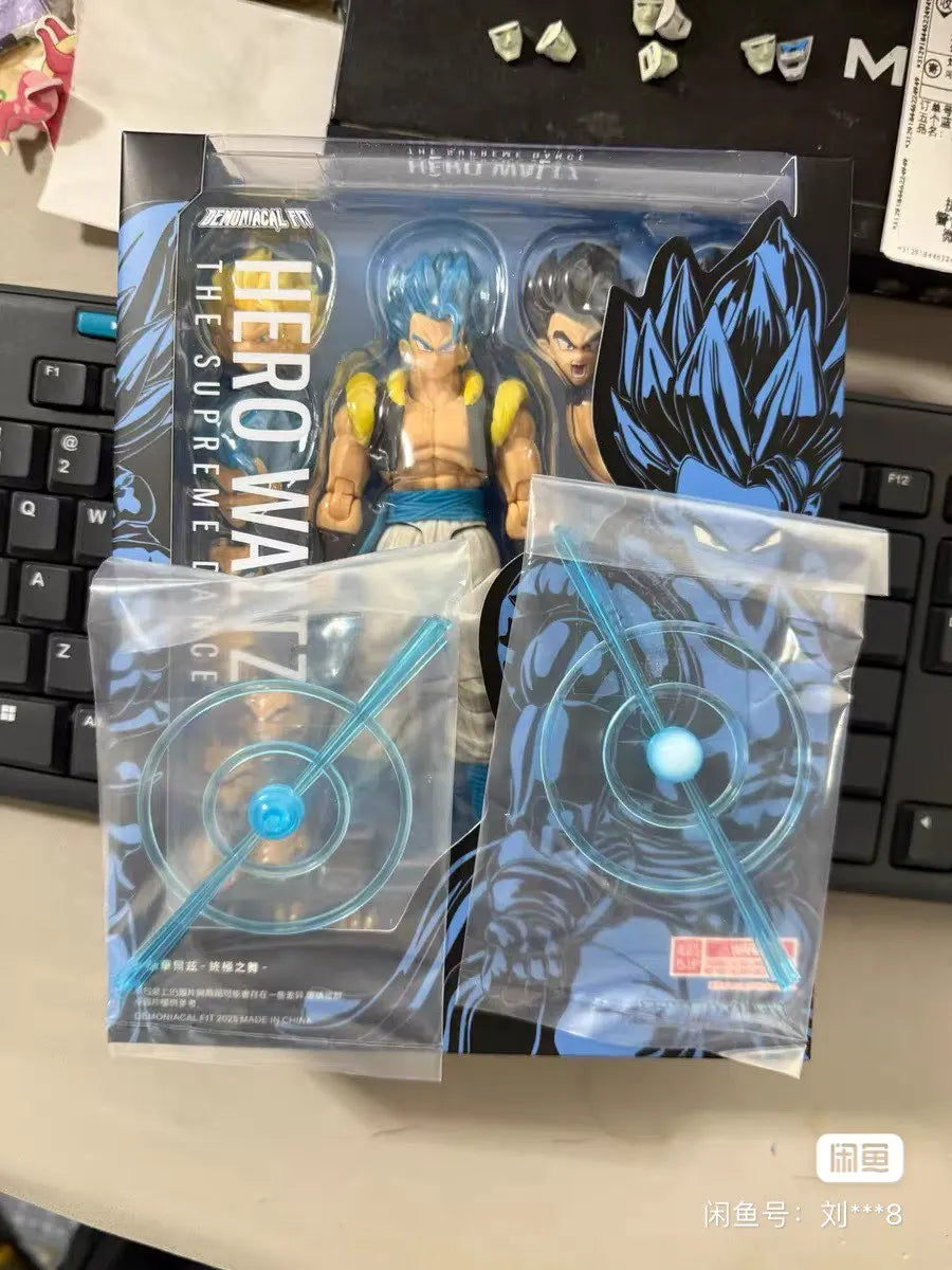 In Spot Dragon Ball Demoniacal Fit Gogeta Shf Hero Waltz Ultimate Dance Gogeta Action Figure Collectible Toys Xmas Gifts