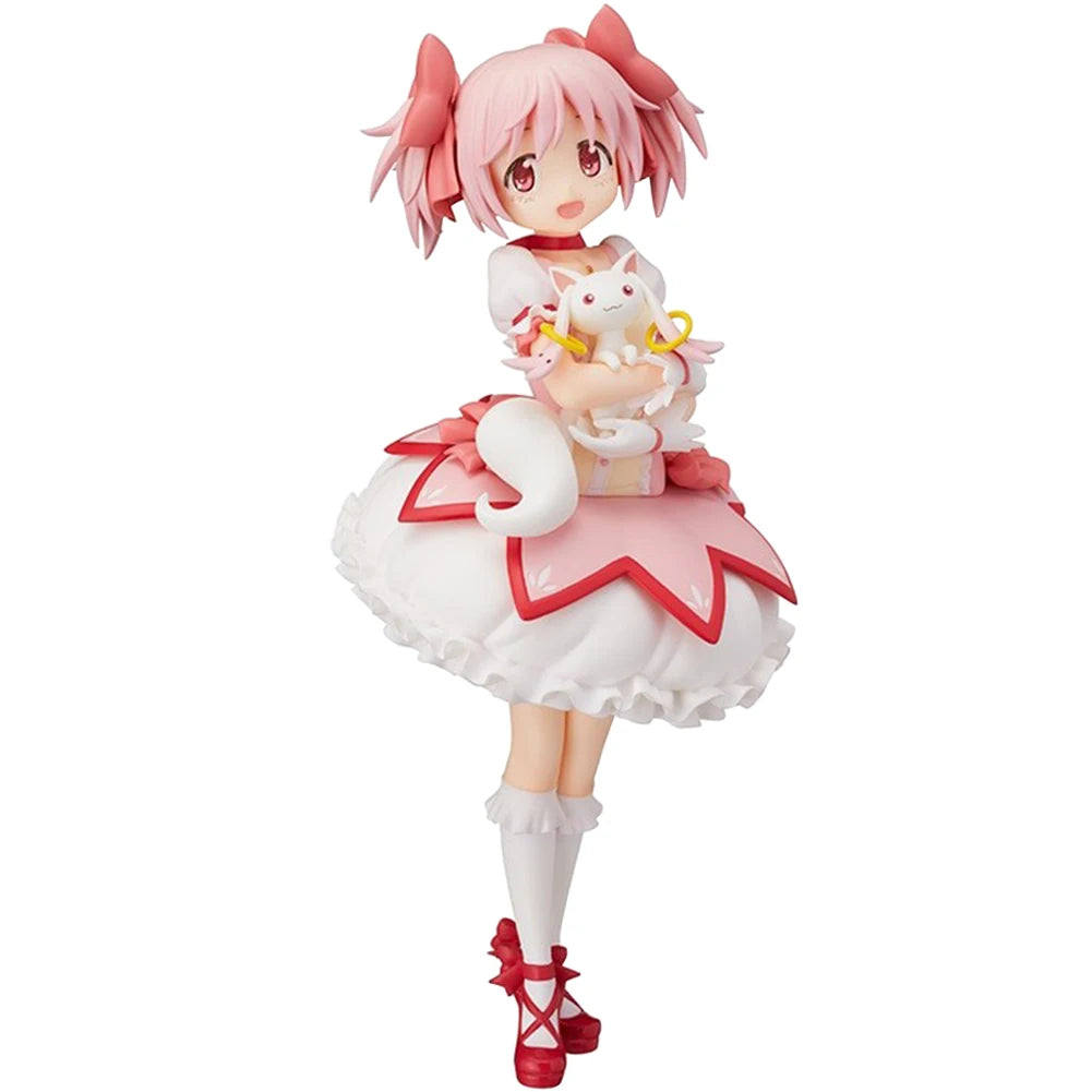 Anime-Mädchenfigur Kaname Madoka Kyuubey, süße magische Mädchen-Actionfigur, Modellpuppe, Spielzeug, Loli-Figur, Sammlerstück, Ornament