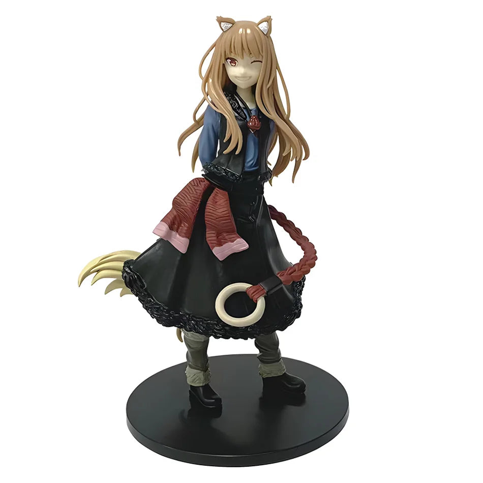 17CM Spice And Wolf Horo PVC Аниме figuras de acción modelo colección ornamento Anime dibujos animados modelo juguete para regal