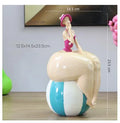 Nordic Ins Golf Schönheit Plump Frau Ornamente Handwerk Hause Wohnzimmer Schreibtisch Fett Mädchen Figuren Clubs Statuen Dekoration Zubehör