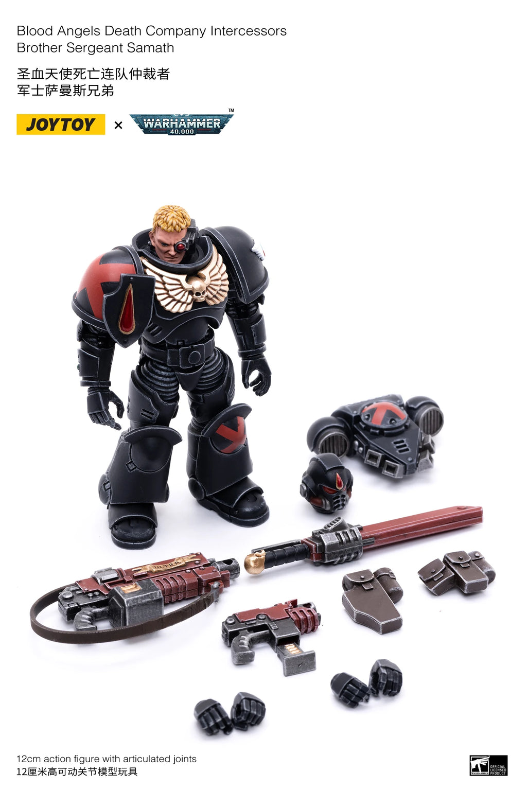 JOYTOY 1/18 Action Figure (4PCS/SET) Blood Angels Death Company Anime Collection Model  Gift Toy Children's in Stock