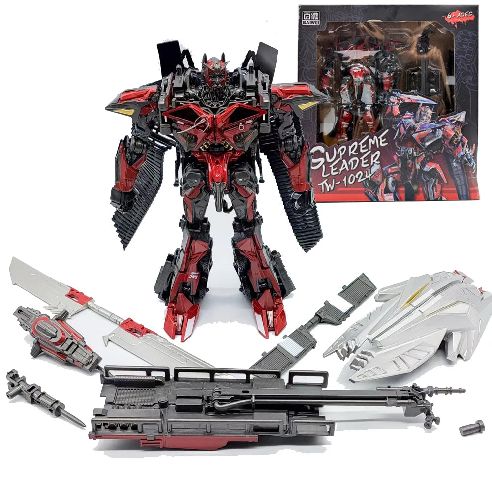 Baiwei Shockwave TW1028 Transformation Toys Sentinel Prime TW1024 Model Ironhide TW1026 Robot Bumblebe TW1025 Figure TW1030