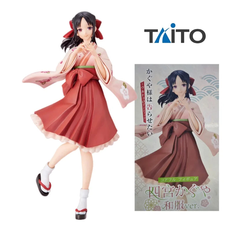 In Stock Original TAITO Kaguya-sama: Love Is War‌ Shinomiya Kaguya Kimono Anime Figure Birthday Present Model Collection Gifts