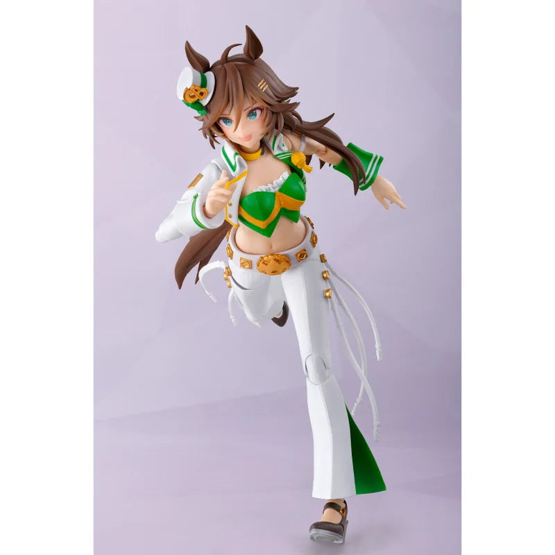In stock Bandai Tamashii Limited SHF Senmei Representative Uma Musume Mr. C.B. Shining Excellent Girl Action Figure Collectible