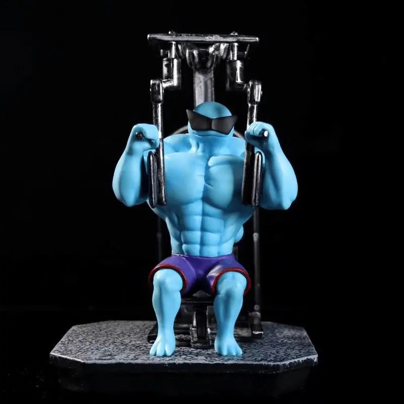 Pokemon Spielzeug GYM Figuren Cartoon Fitness Muskelmann Actionfigur Charmander Bulbasuar Squirtle Gengar Fit Modell Anime Spielzeug