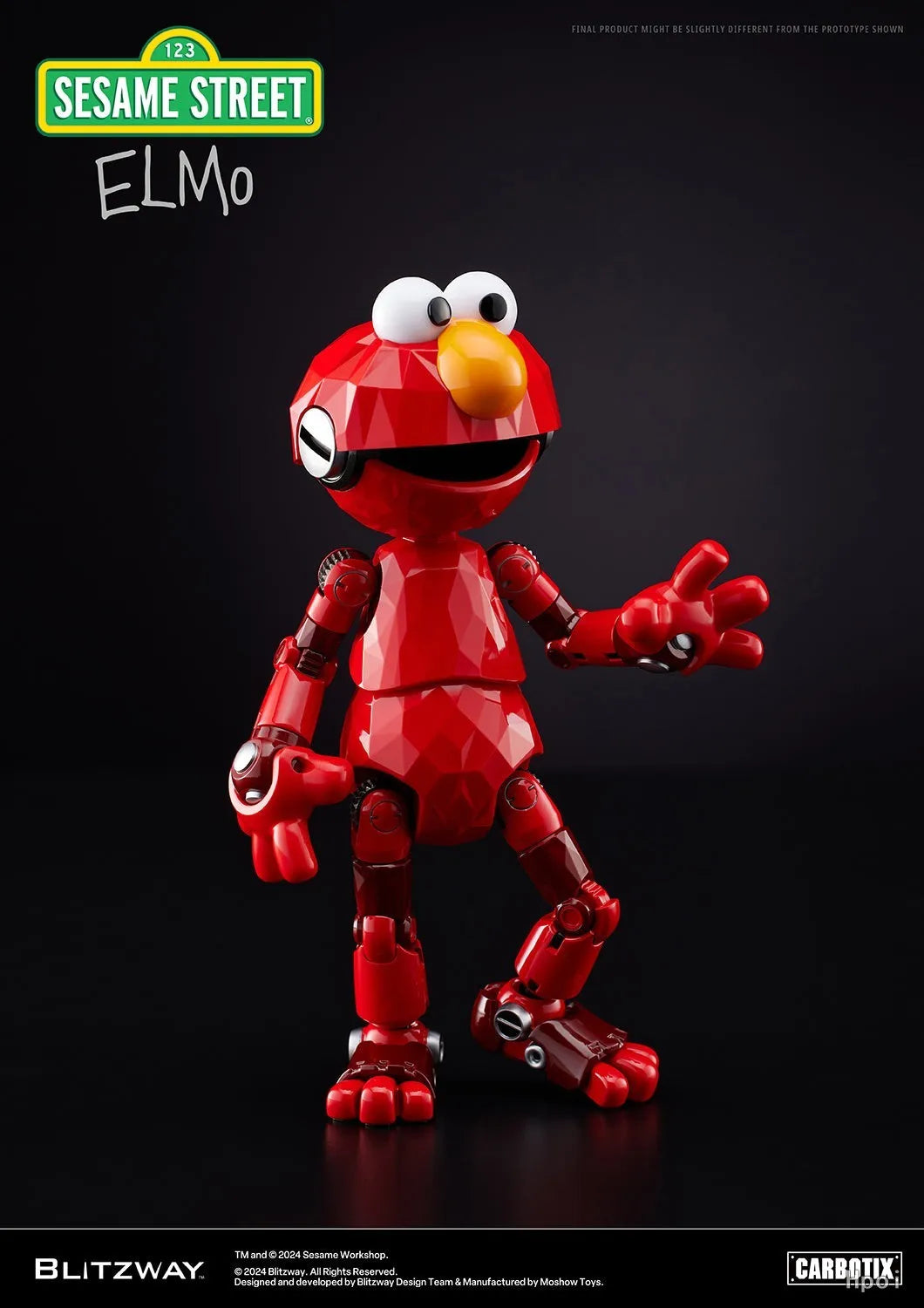 【Original】MOSHOWTOYS BLITZWAY ELMO Mecha-Complete Action Figure Model Toy