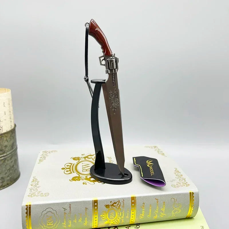 22 см револвер Gunblade Squall Leonhart FF8 метален меч оръжие модел Final Home Ornament Fantasy VIII игра периферни устройства играчки занаяти