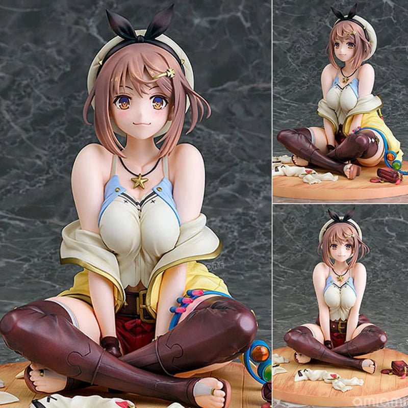 Atelier Yumia Liessfeldt Anime Girl Figure Ever Darkness & the Secret Hideout Ryza Reisalin Stout Action Figure Model Doll Toys