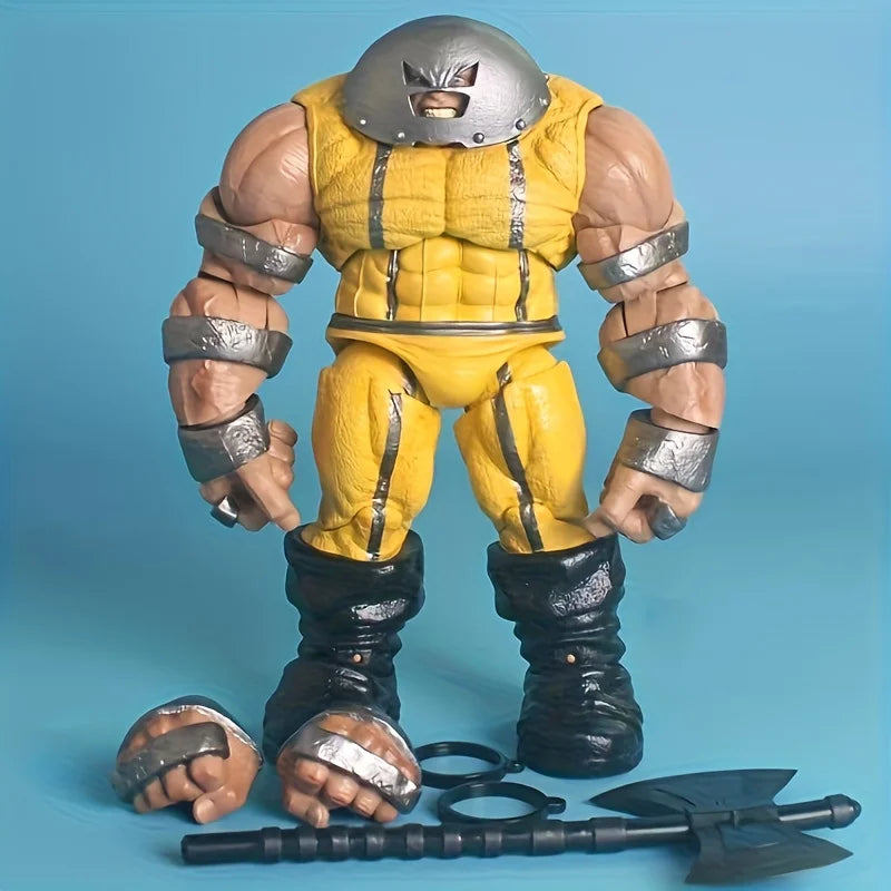 Marvel X-Trail Hulk Prison Red Tank, Approximately 23cm Movable Figurine Model Ornament