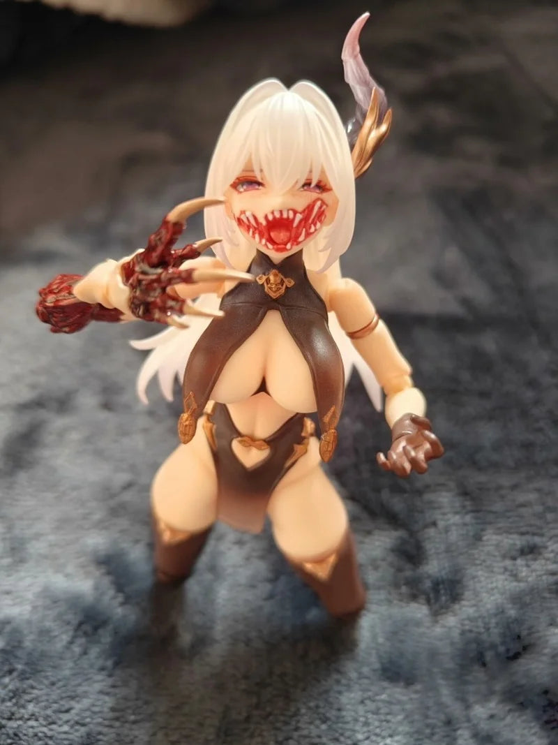 Eiifox Bear panda Huaxia Ghost Series Skin Illusion Fully Painted Finished Product That Used Figurine Charm Collectible Gift