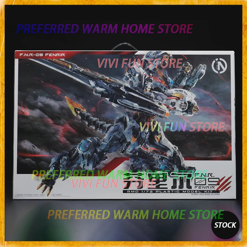 In Stock IN ERA+ FNR-09 FENRIR Assembling Model Mecha Toys  Infinite Dimension RMD 1/72 PLASTIC MODEL KIT Wolf king