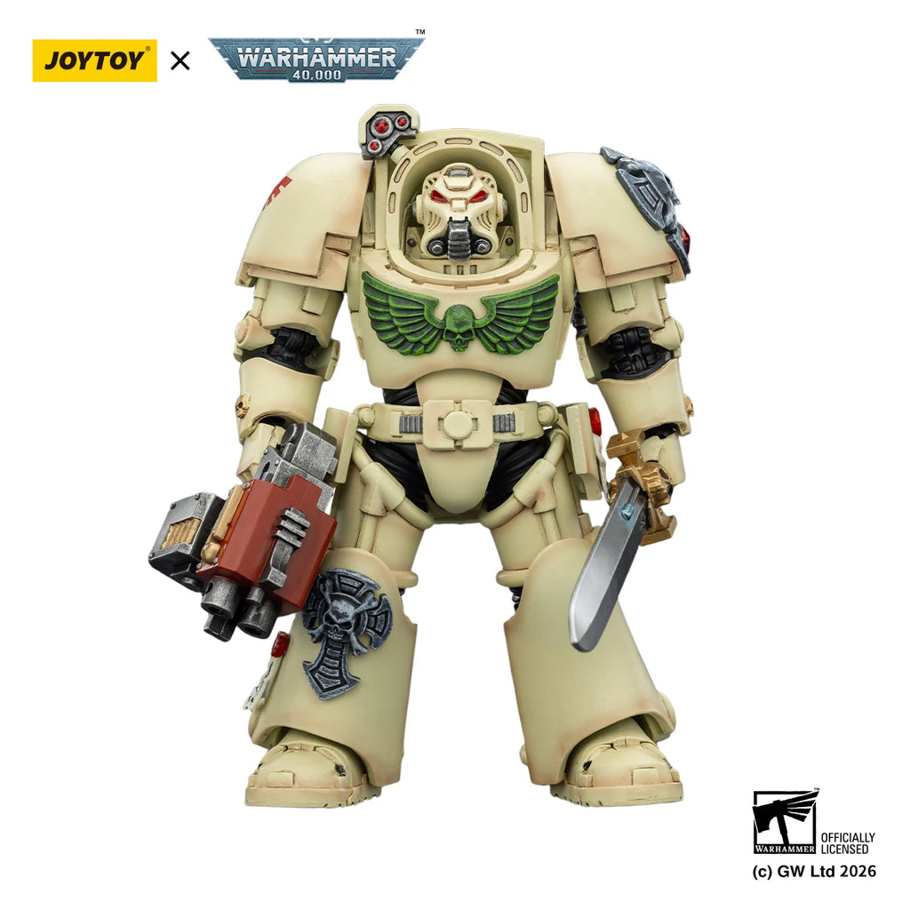 JOYTOY Warhammer 40k 1/18 Action Figures Terminator Black Templars Dark Angels Imperial Fists White Scars Salamanders Model Toys