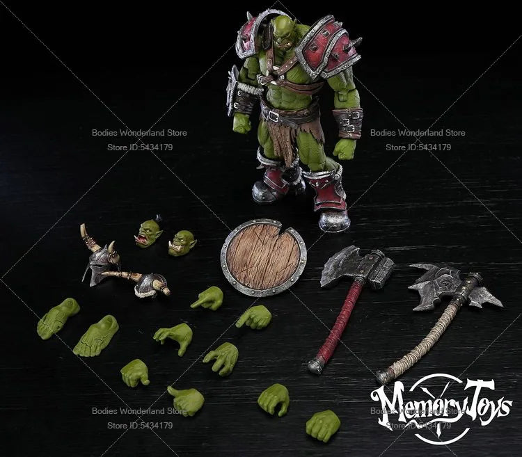 In Stock Memory toys 1/12 Scale Soldier Horde Orc Mercenary Captain 20.5cm Action Figure Doll Collection