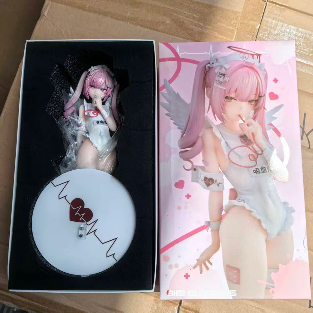 Two Colour Tsukuyomi Riko Trainee Nurse Bibi Buttons 1/6 Girl Toy Chinese Anime PVC Action Figure Toy Game Collection Model Doll