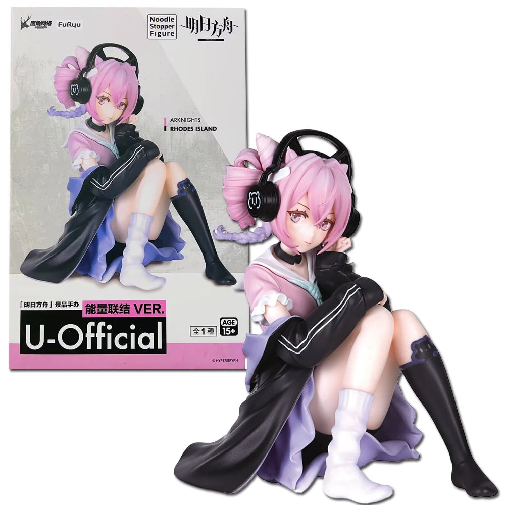 Arknights Anime Figuren Hübsches Mädchen Nudelstopper PVC-Modell Kawaii Puppen Hochwertige Sammlung Schreibtischdekoration Spielzeug Jungen Geschenk