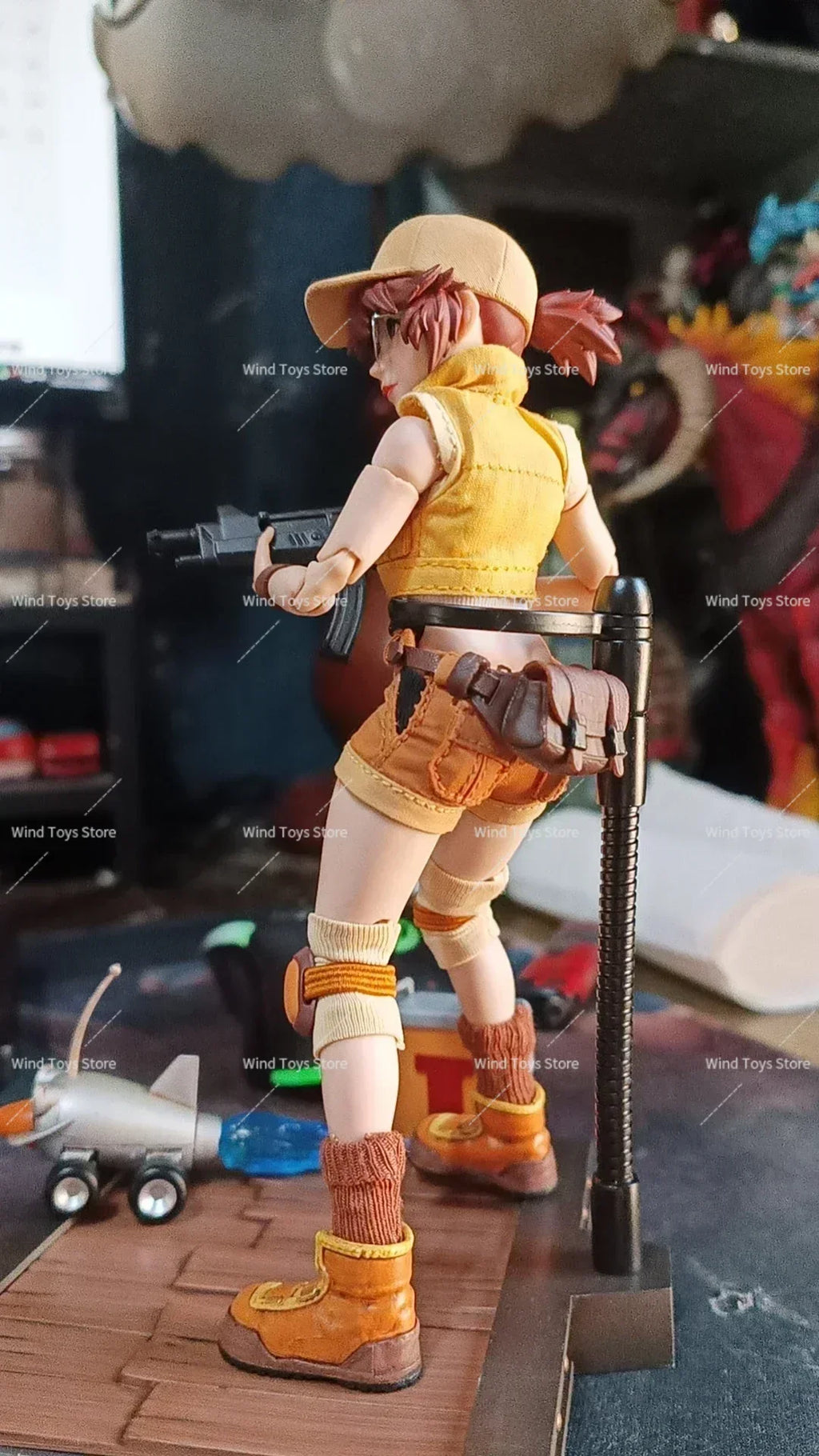 En Stock Original Snk Metal Slug Figura De Acción Juguete Fior Airi Sisters 1/12 Colección De Tela Regalo
