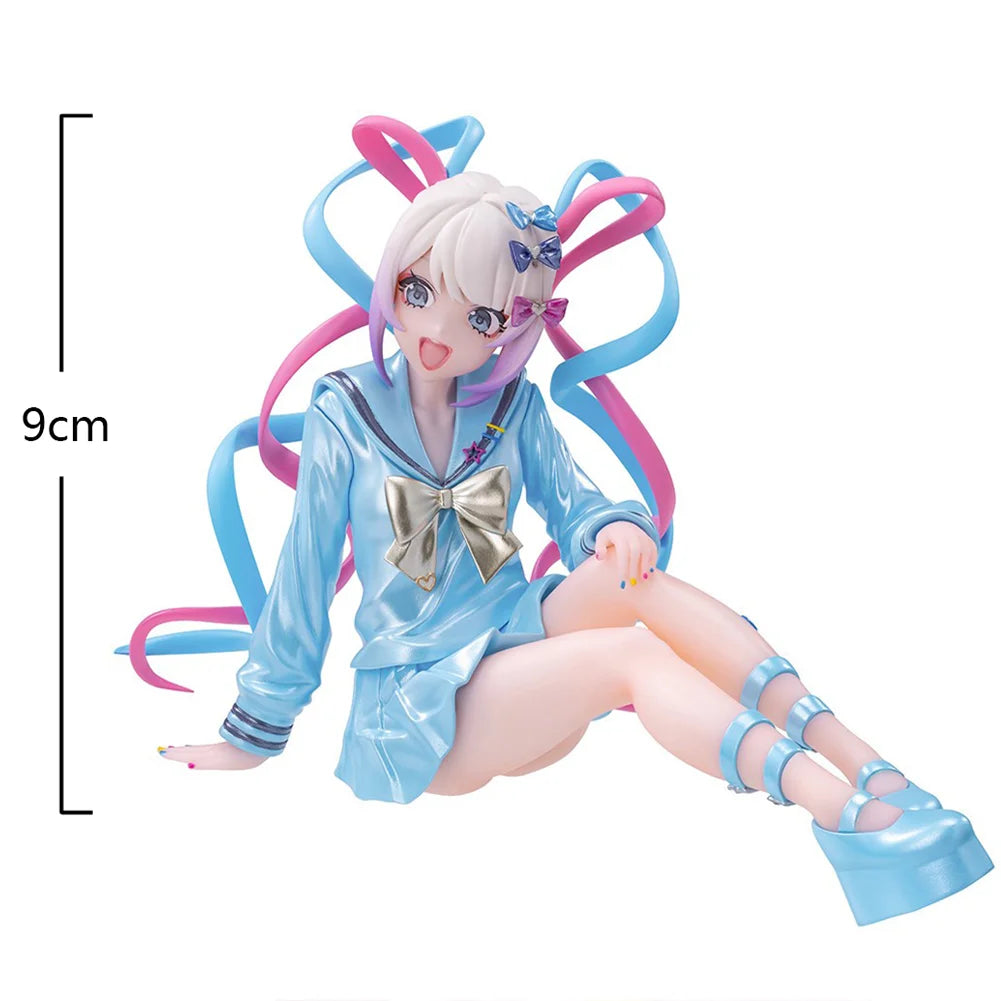 Anime-Figur KAgel Ame-chan, sitzende Actionfigur, süße JK-Uniform-Loli-Figur, Spielzeug KAgel, Auto-Innenausstattung, Modell, Geschenk