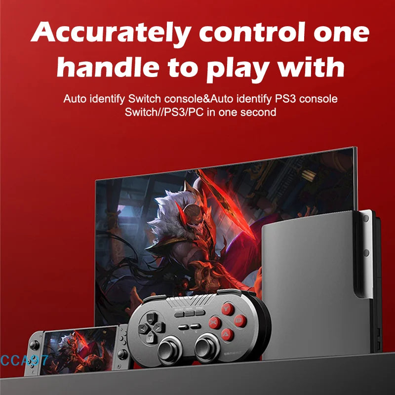 Pocket Retro Wireless Game Controller Mini Designed Customizable Controls Bluetooth Game Controller for Switch & Windows PC