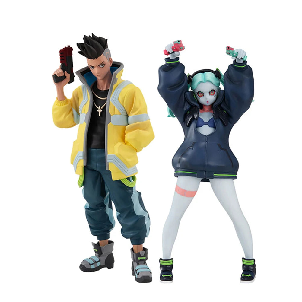 Anime David Martinez figure David Lucy Rebecca action figure David Lucy Rebecca figurine Doll Model Toy Collect Statue Gift 22cm