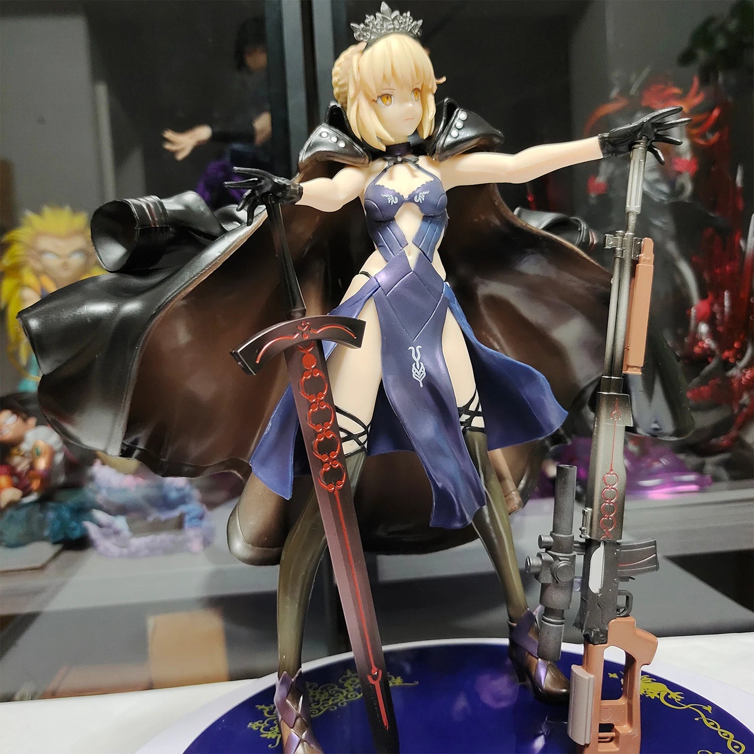 Fate Stay Night Black Saber Altaria Pendragon Matou Sakura Anime Modell Statue Sammlerfigur Black Saber Spielzeug Action Geschenke