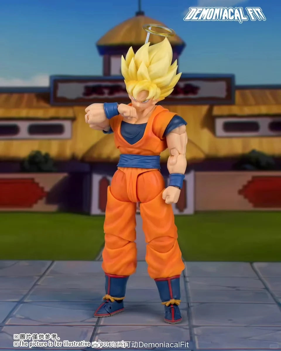 NEW Demoniacal Fit Son Goku Figure Dragon Ball Z SHF 3.0 Goku Figurine Martialist Forever Return From Beyond Action Figures GIFT