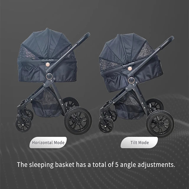 Gut gestalteter großer Kinderwagen für Haustiere mit preisgünstigen Babyartikeln