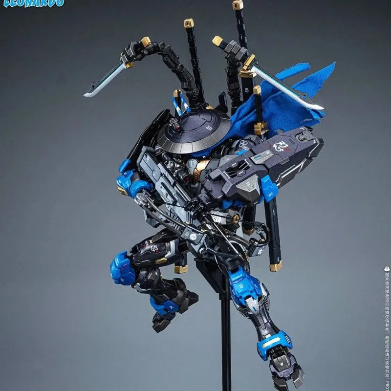 【IN STOCK】JOYTOY HEATBOYS LEONARDO 40 anniversary edition mechanical turtle series finished alloy product model 1/100 anime toys