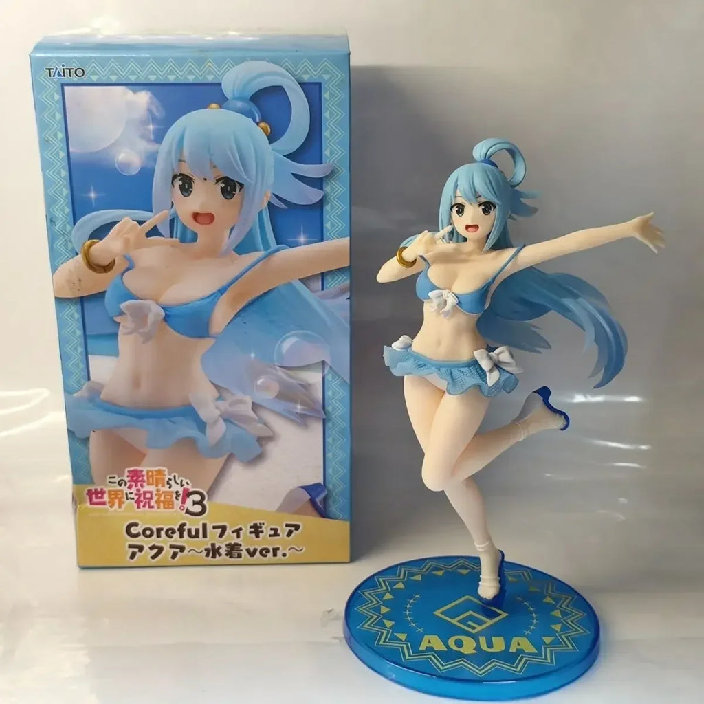 IN STOCK Original NEW TAiTO Coreful Anime Figure Aqua Figures 15cm Pvc Statue Collectible Model Doll Room Decoration Gifts Toys